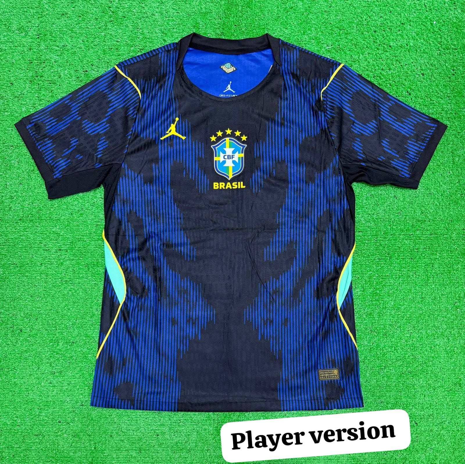 Brazil Black Away Player Version Jersey – FIFA World Cup 2026